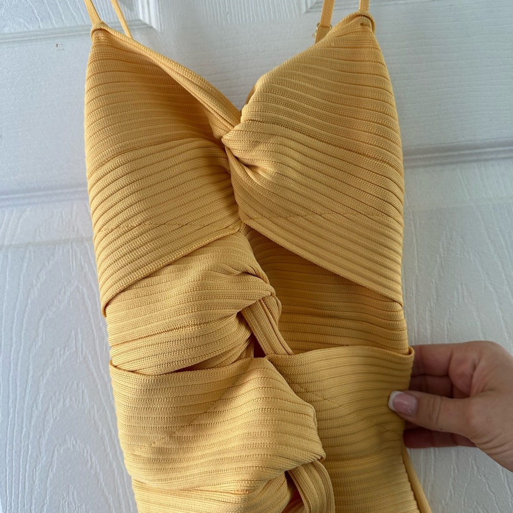 Yellow Mermaid Dress - Picture 2 of 5